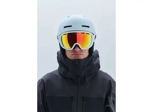 POC Fovea ski goggles Hydrogen White/Partly Sunny Orange
