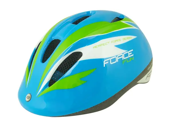 Force Fun Stripes children's helmet blue/green
