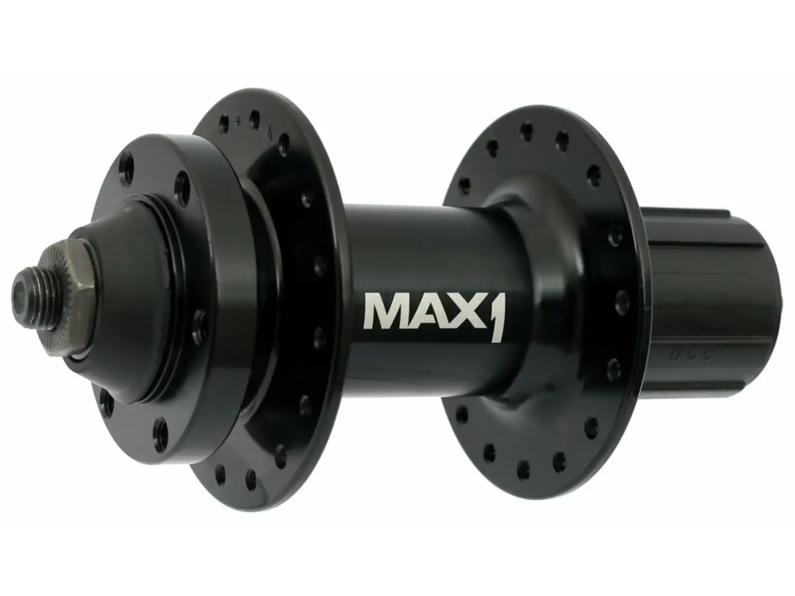 MAX1 Sport rear hub 5x135 mm black 32 holes HG9 freehub