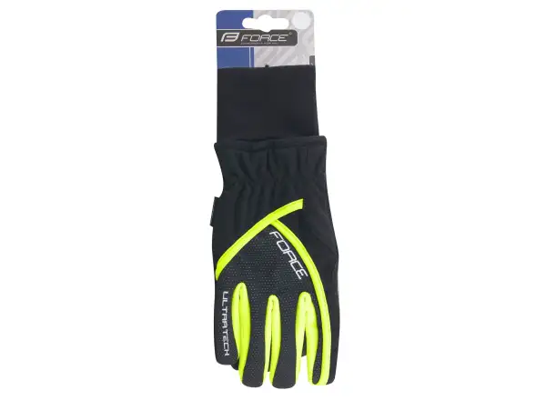 Force Ultra Tech winter gloves black/fluo