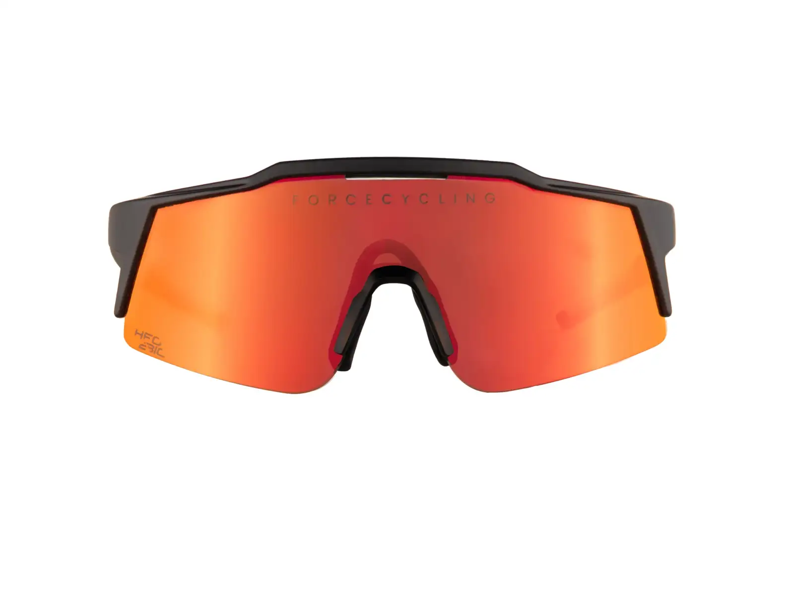 Force Nitro junior cycling glasses black/red mirrored lens