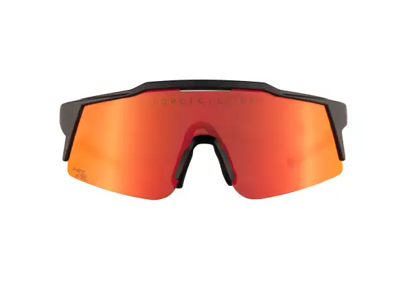 Force Nitro junior cycling glasses black/red mirrored lens