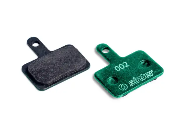 Sinter Shimano B Type brake pads polymer green