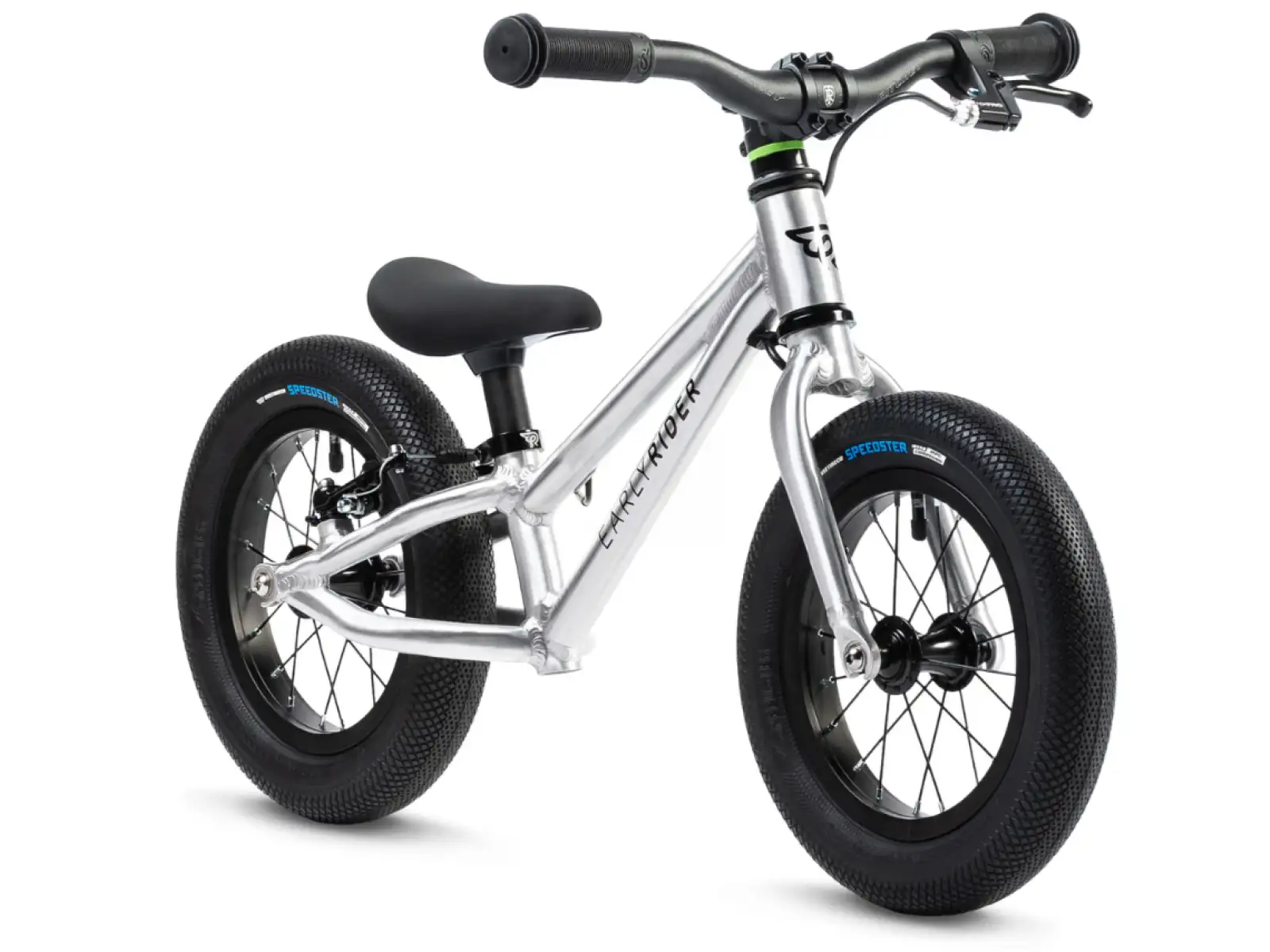Early Rider Charger 12 kids bike with brake Brushed Aluminium