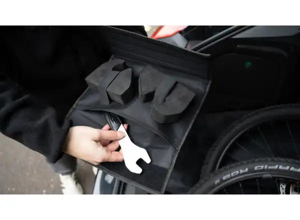 Hiplok Flipstand handlebar stand and mat black