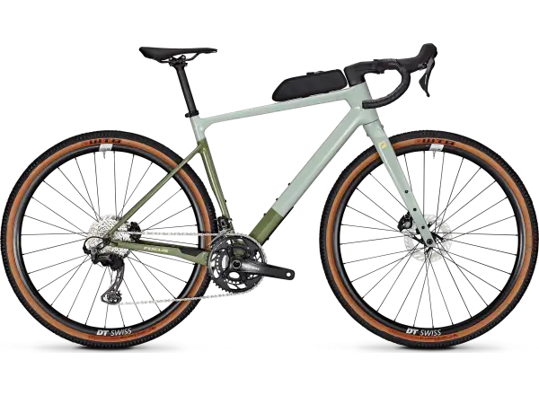 Focus Atlas 8.8 DI gravel bike Skygrey Glossy/Mineralgreen Glossy