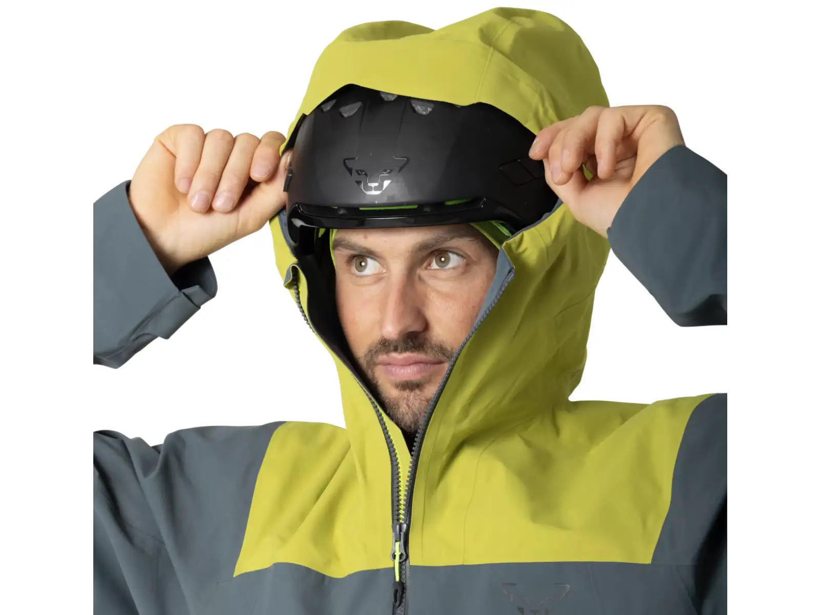 Dynafit Ridge Gore-Tex men's jacket Golden Lime