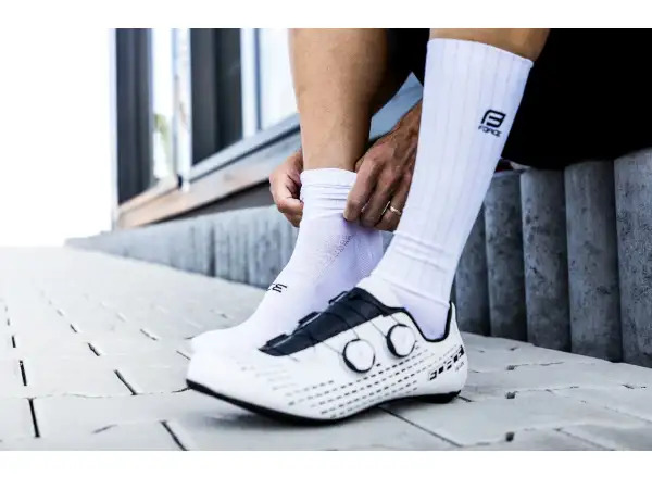 Force Hipper cycling socks white