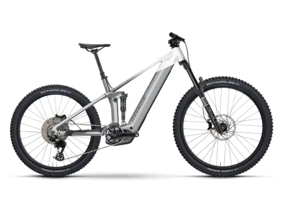 Raymon Vamok Comp silver/white full suspension e-bike