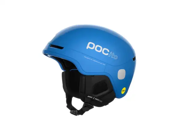 POC POCito Obex MIPS children's ski helmet Fluorescent Blue