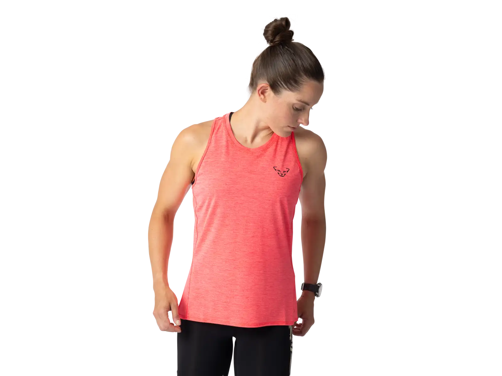 Dynafit Trail women's running sleeveless shirt Ultra Coral