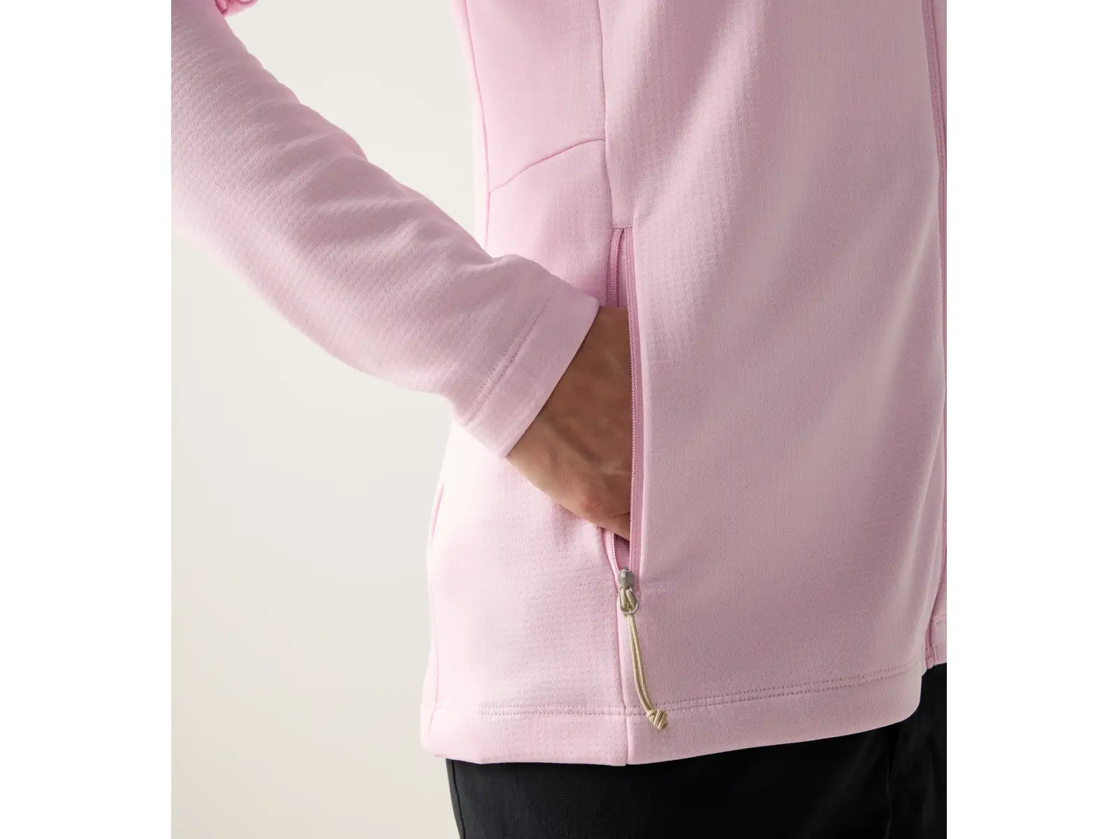 Haglöfs Korp Mid Hood women's sweatshirt Fresh Pink