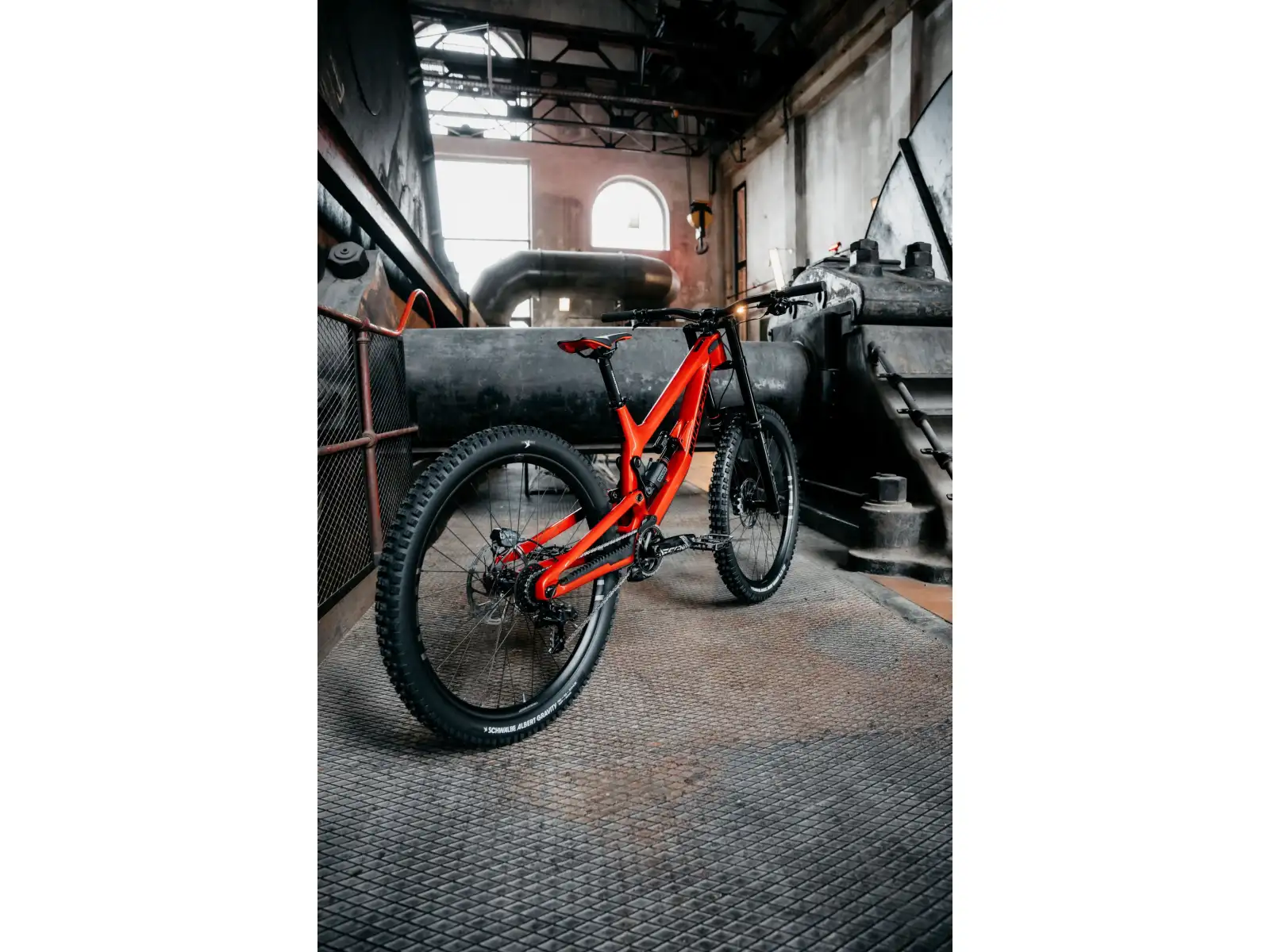 Nukeproof Dissent Carbon Pro 297 GX DH7 downhill bike Red