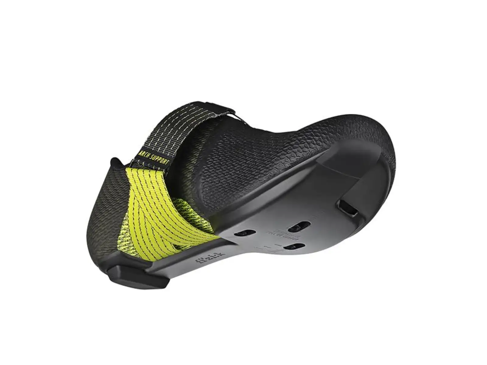 Fizik Vento Stabilita Carbon road men's cycling shoes Black/Yellow Fluo