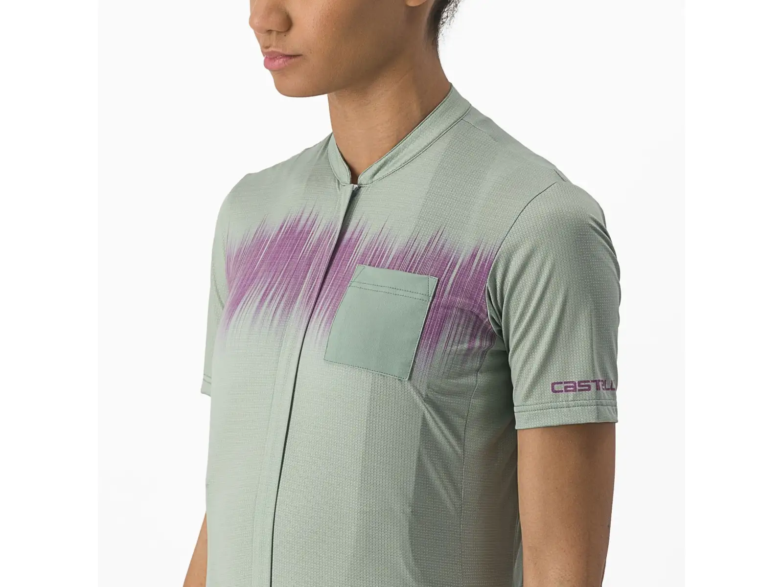 Castelli Unlimited Sentiero 2 women's jersey short sleeve Defender Green