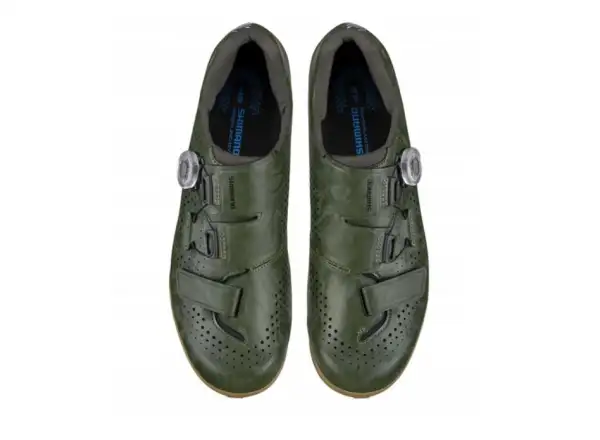 Shimano SH-RX600 Wide Gravel Cycling Shoes Men Olive