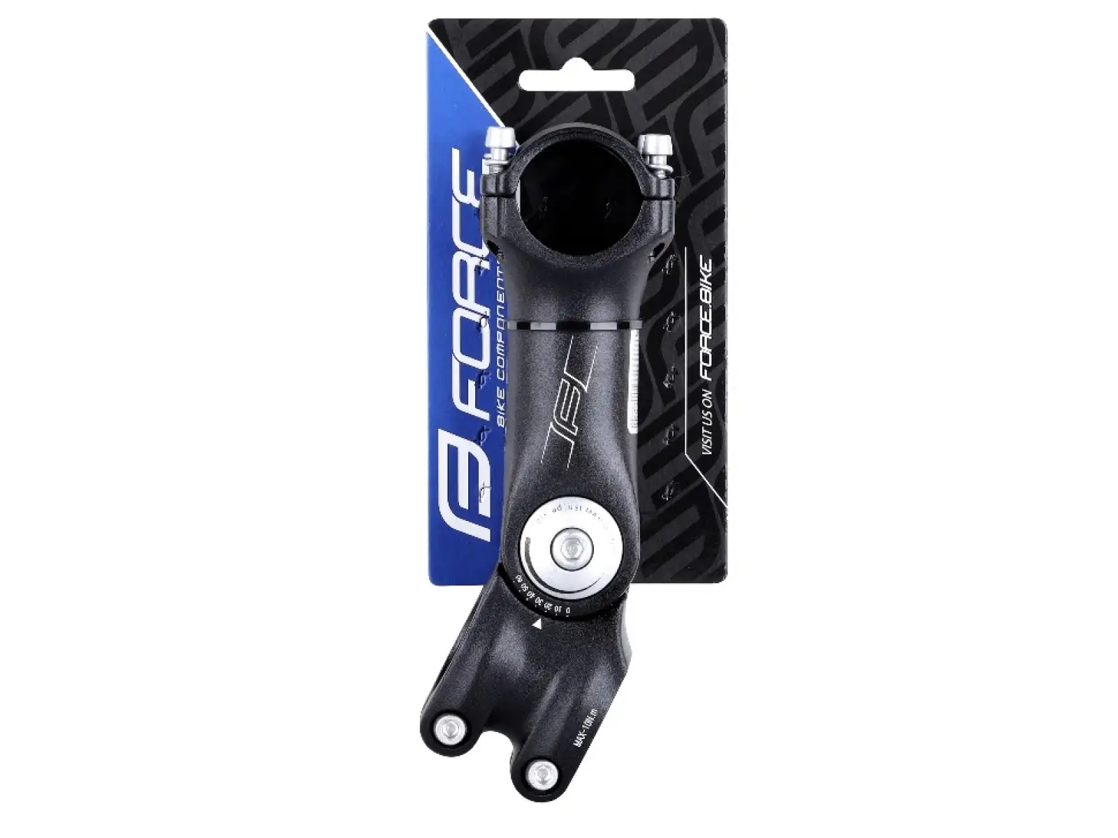 Force S6.4 adjustable stem 31.8/125 mm black matte NEW