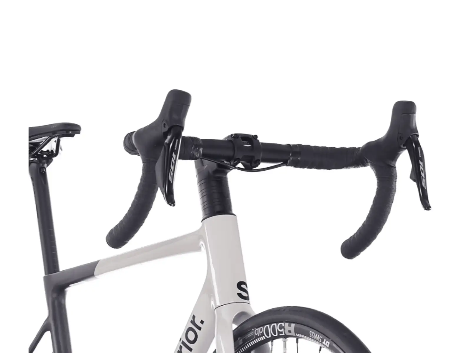 Superior RR 9.5 road bike Matte Carbon / White