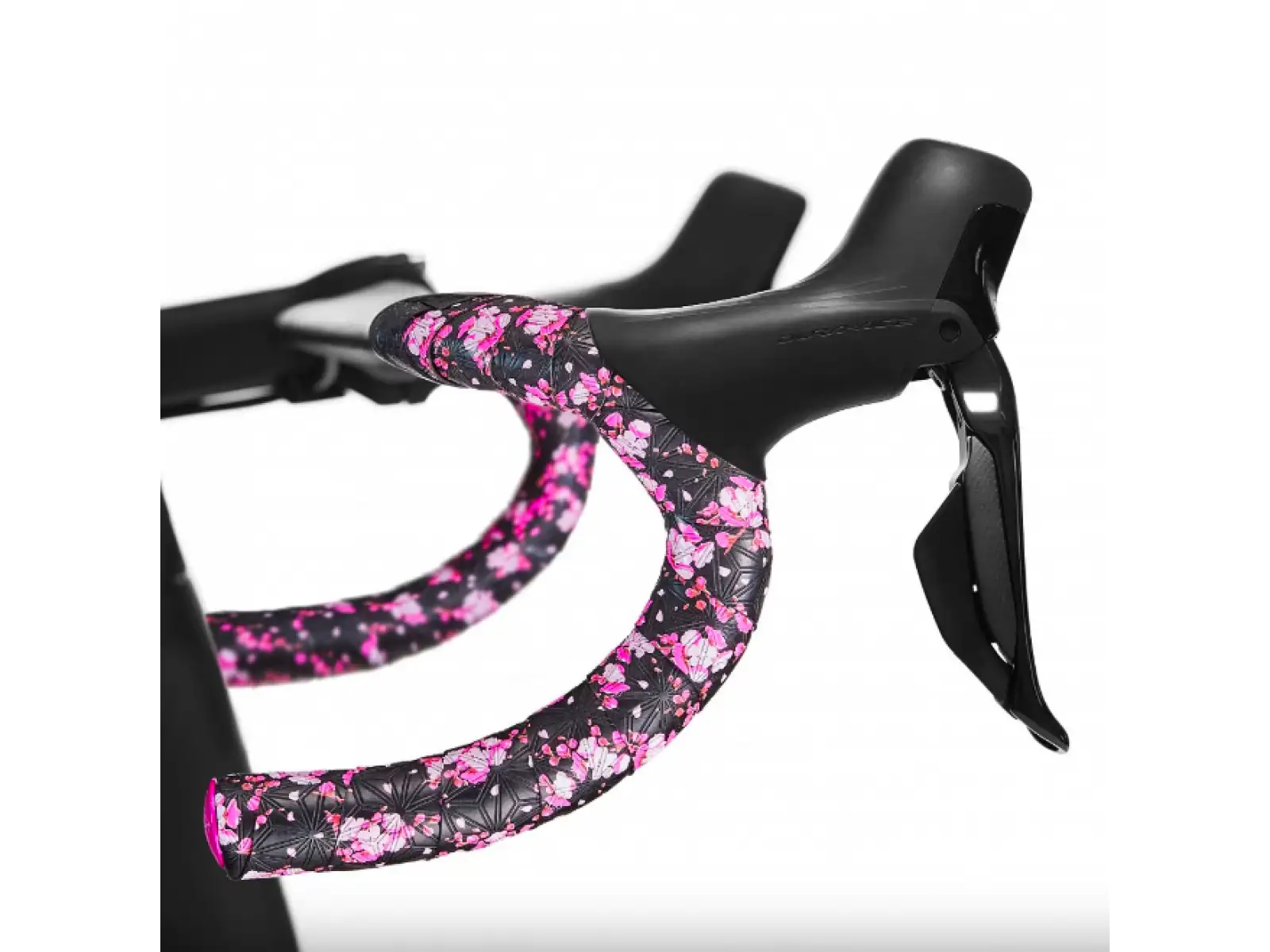 Supacaz Super Sticky Kush Classic handlebar tape Sakura/Pink plugs