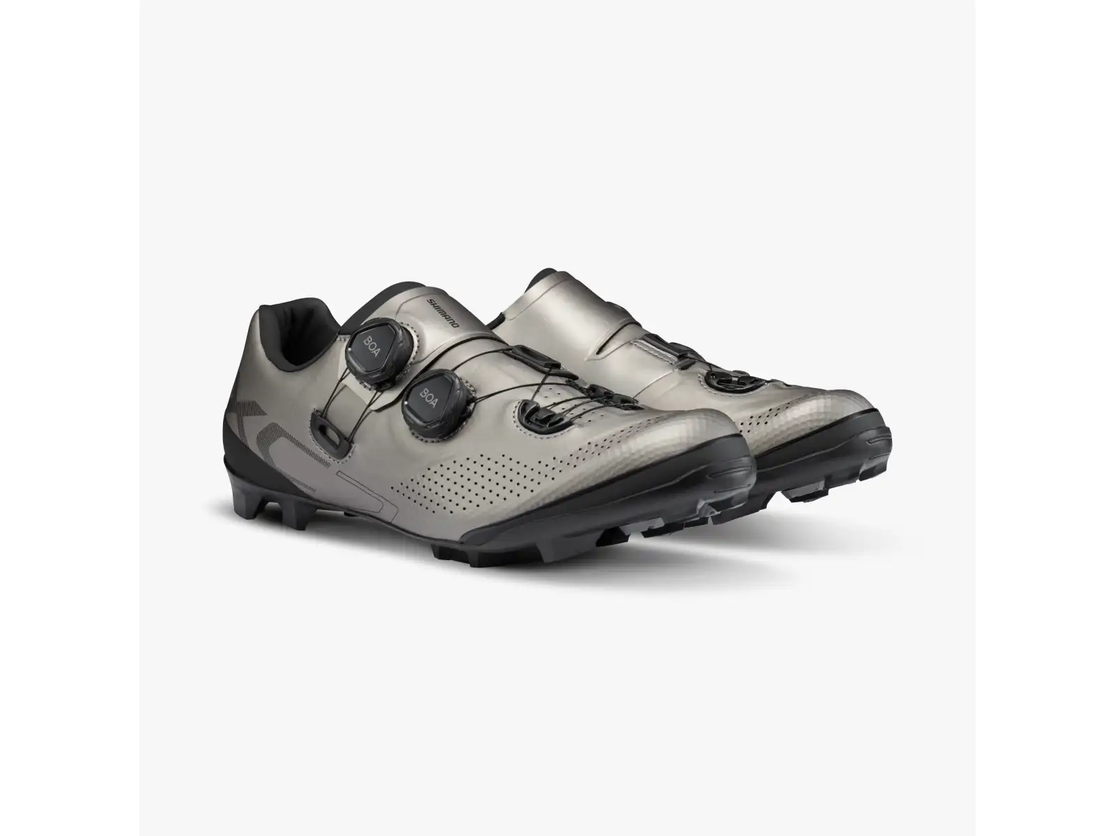 Shimano SH-XC702 men's MTB shoes silver