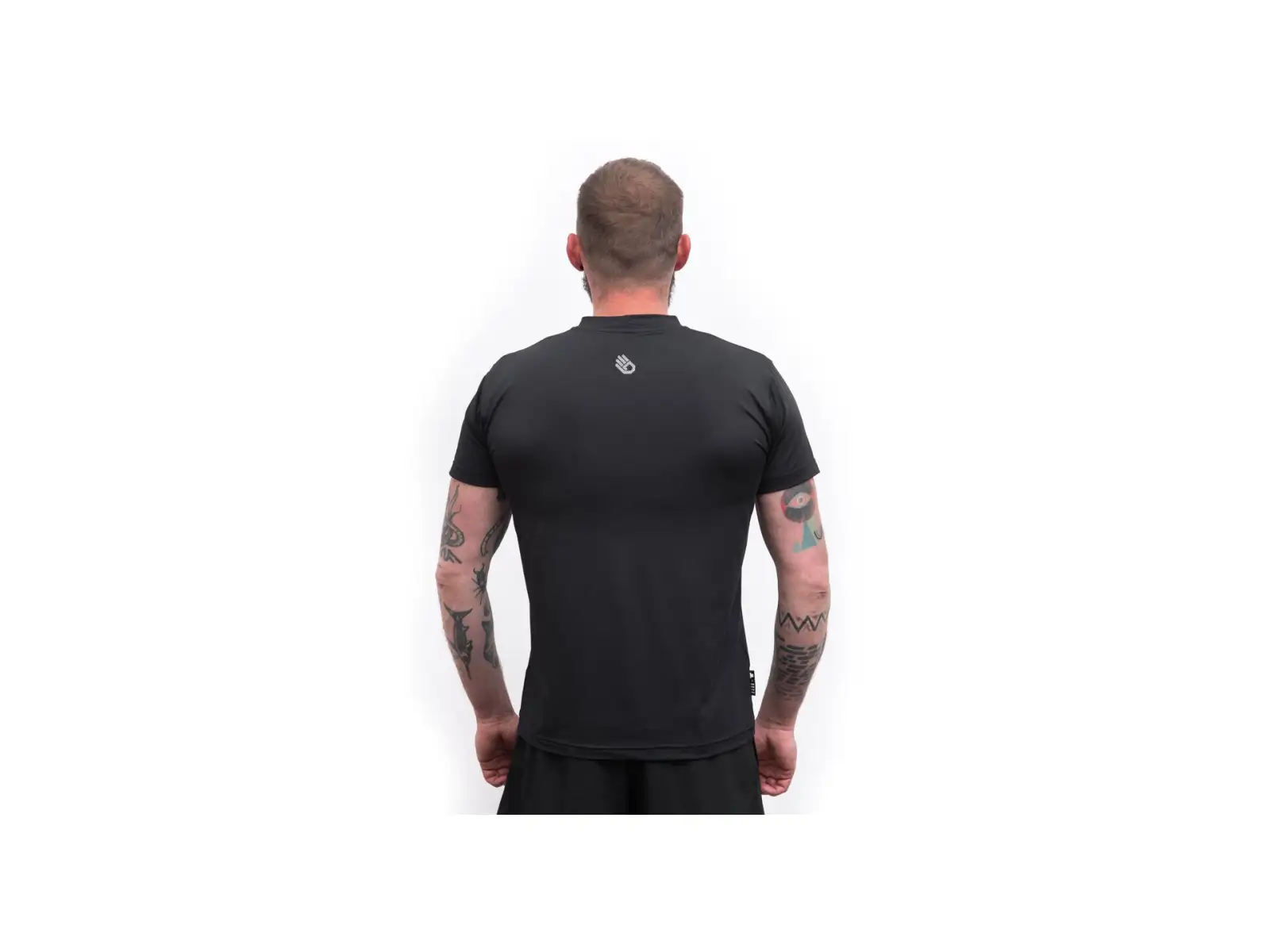 Sensor Coolmax GPS men's shirt short sleeve black