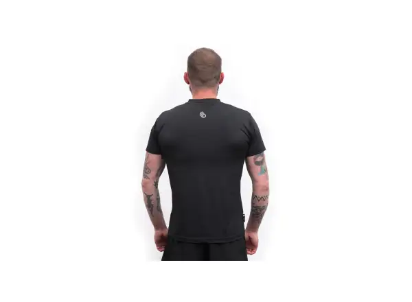 Sensor Coolmax GPS men's shirt short sleeve black