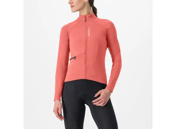 Castelli Unlimited Trail women's jersey long sleeve Mineral Red/Clay
