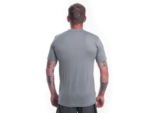 Sensor Merino Active Van Life men's T-shirt short sleeve grey