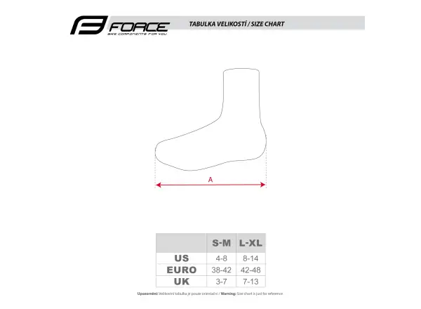 Force Speed Road shoe covers black