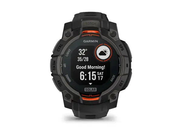Garmin Instinct 3 Solar 45 mm smart watch Black/Black strap