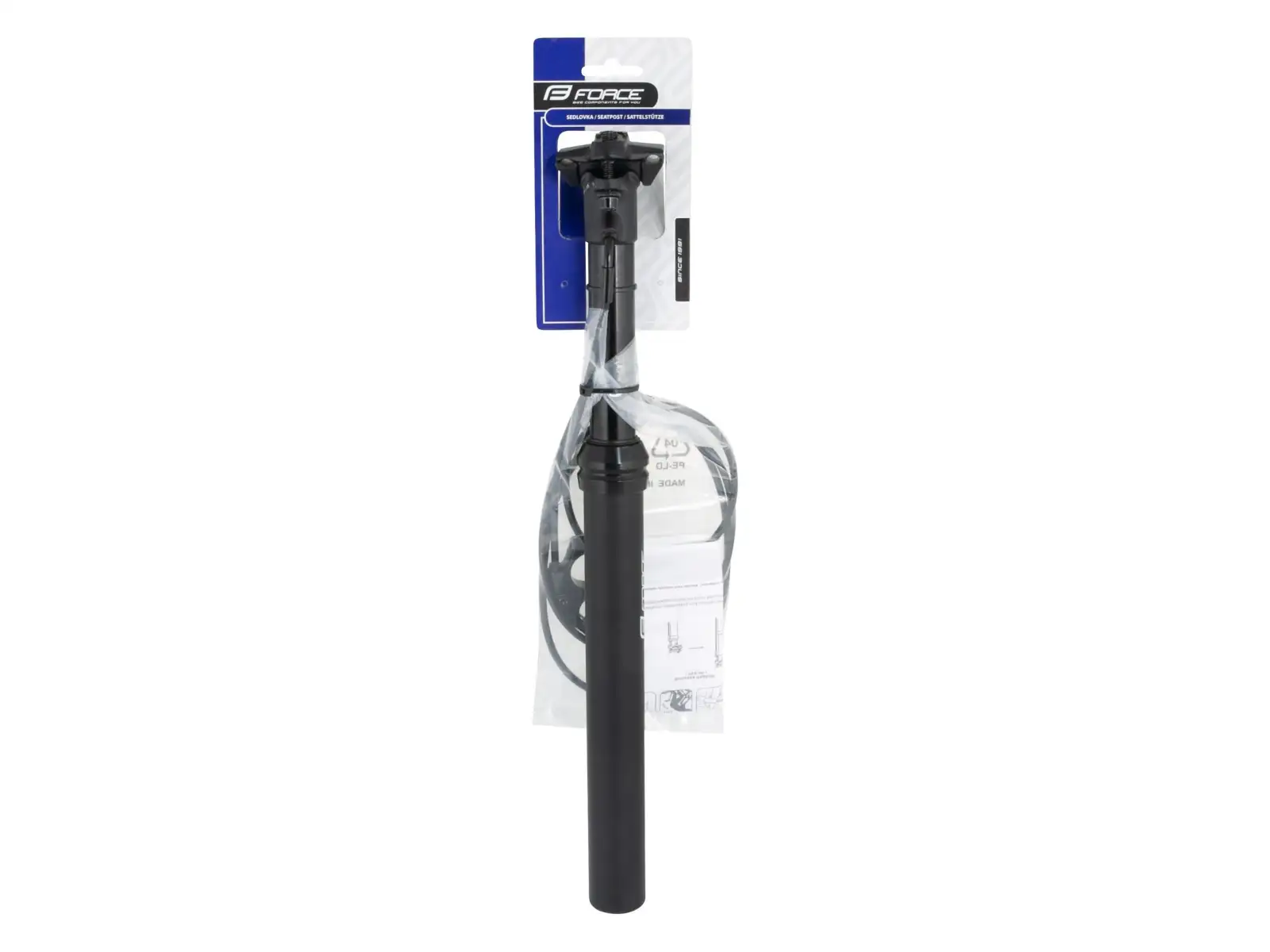 Force Dropper telescopic seatpost 100 mm 31.6x405 mm black
