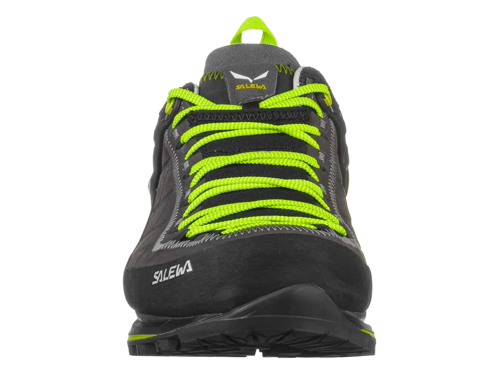 Salewa Mountain Trainer 2 Leather men's shoes Smoked/Fluo Green