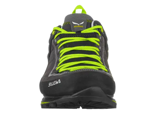 Salewa Mountain Trainer 2 Leather men's shoes Smoked/Fluo Green