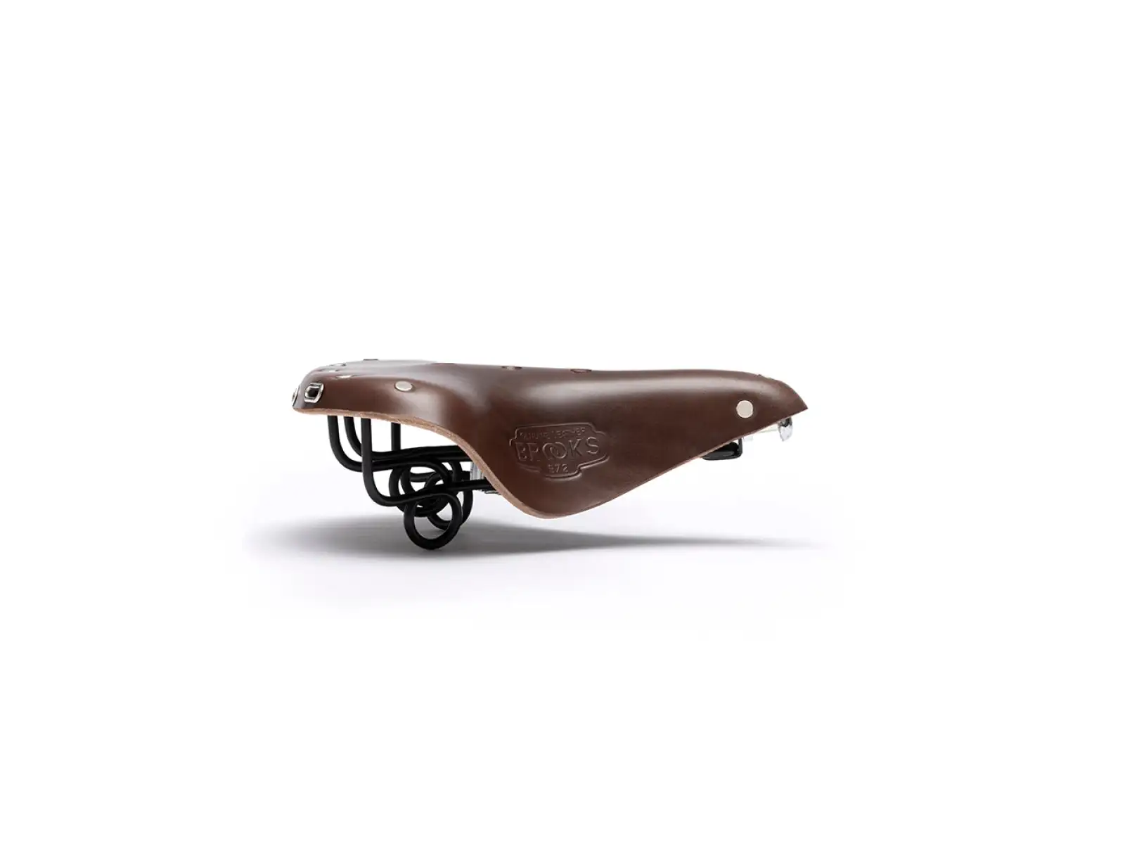 Brooks B72 leather saddle brown - Unpacked