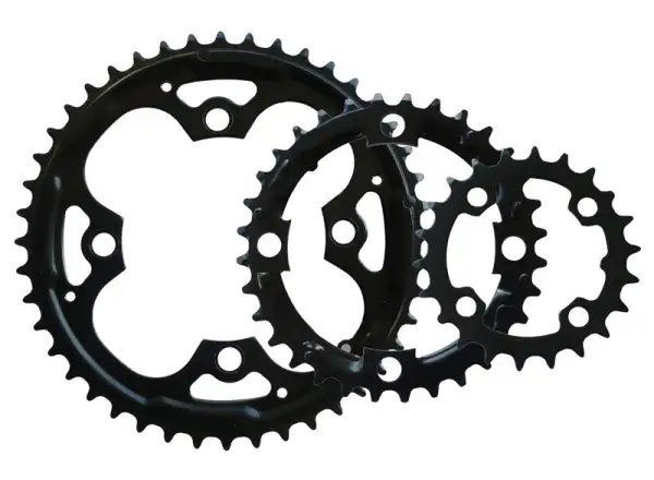 Max1 chainring set 104/44-32, 64/22 black