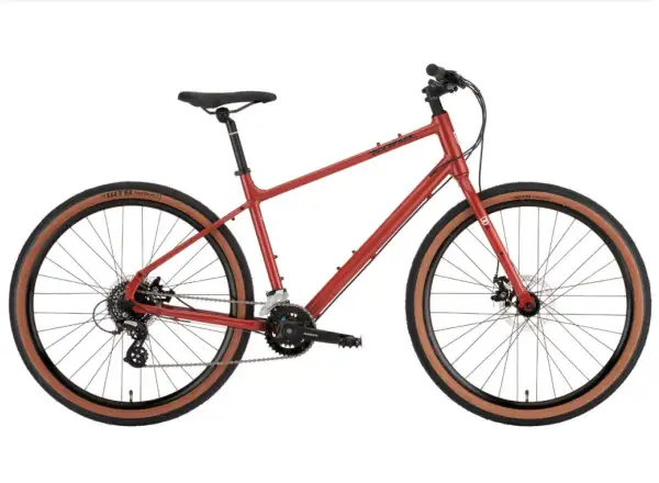 Kona 36e gravel bike Dew Red