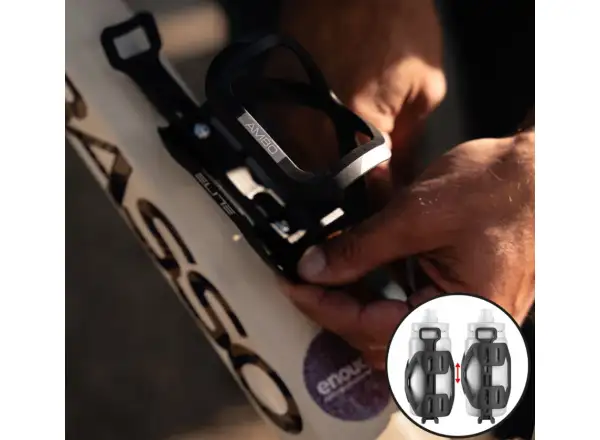 Elite Ambo bottle cage Black Graphic