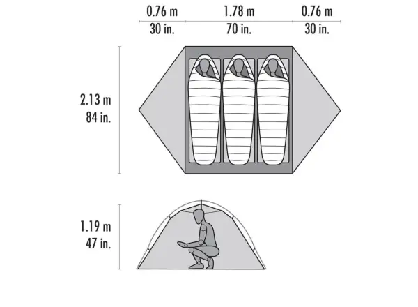 MSR Access 3 3-Person Expedition Tent