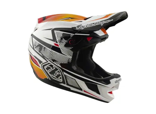 Troy Lee Designs D4 Composite MIPS helmet Lined up White