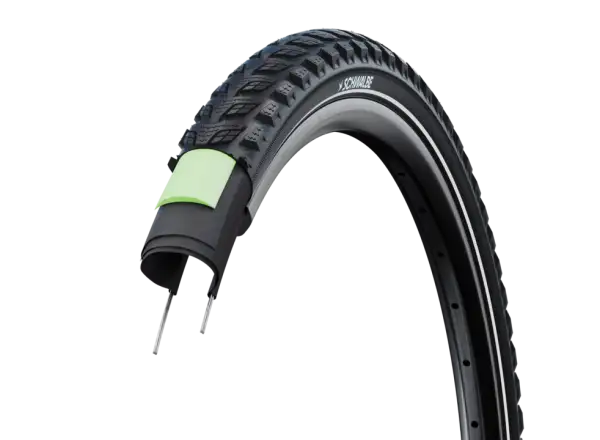 Schwalbe Marathon 365 GreenGuard E-50 28" trekking wire tire Black Reflex