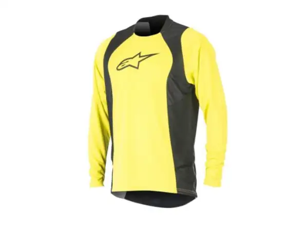 Alpinestars Drop 2 jersey L/S acid yellow/black
