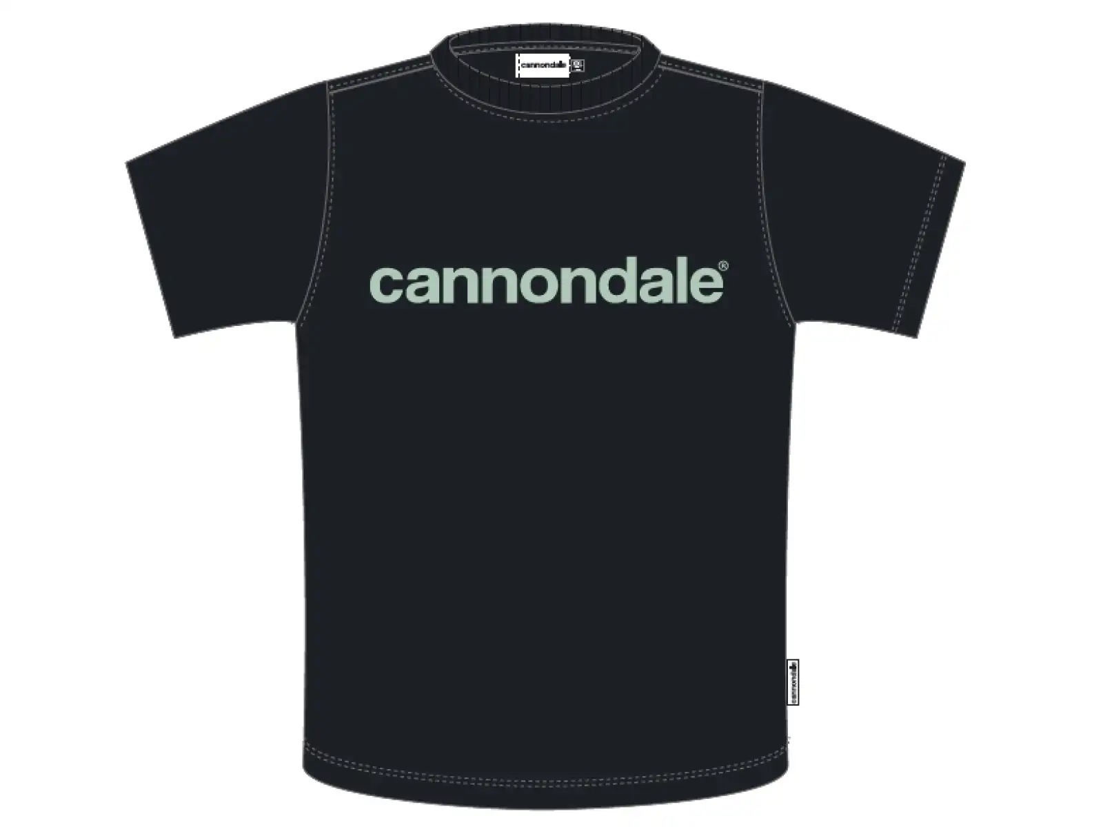 Cannondale Lifestyle t-shirt short sleeve Black/Cool Mint