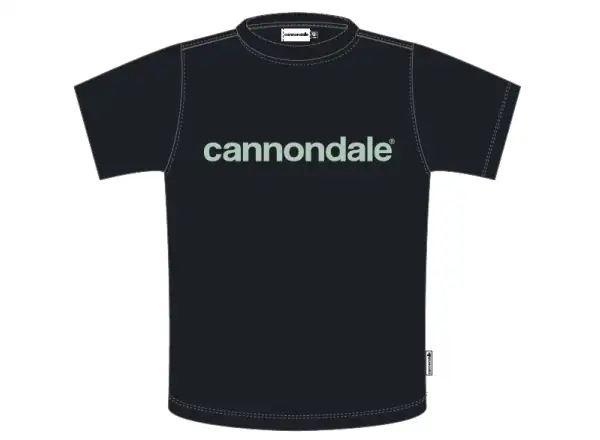 Cannondale Lifestyle t-shirt short sleeve Black/Cool Mint