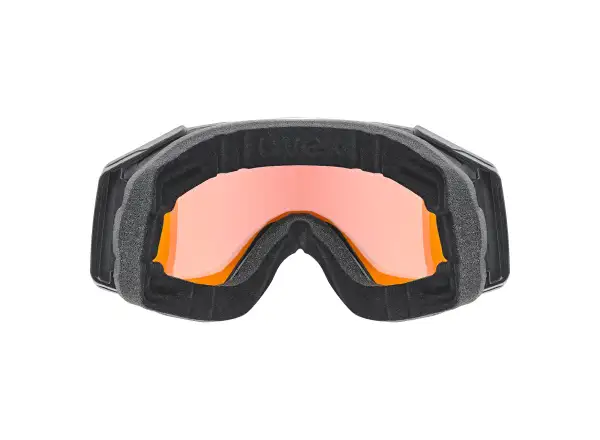 Uvex Gravity FM ski goggles black matt/rainbow - yellow