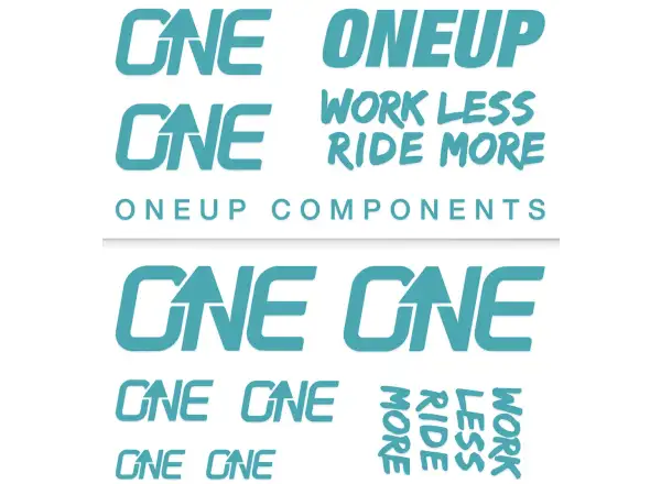 OneUp Decal Kit handlebar stickers