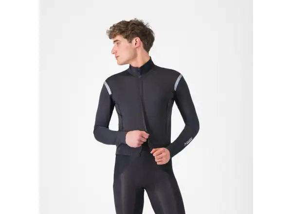 Castelli Perfetto RoS 3 Jacket men's jacket Light Black/Silver Reflex