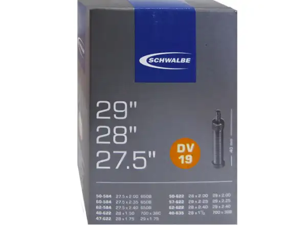 Schwalbe inner tube MTB 27.5/28/29" 40-62/622 (DV.19) dunlop valve 40 mm