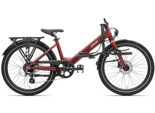 Apache Tanka 24 RX folding e-bike 363 Wh S/M burgundy