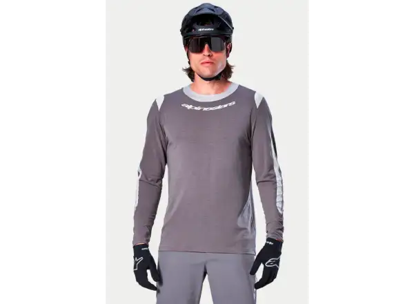Alpinestars A-Dura Dri Wool men's jersey long sleeve Dark Grey