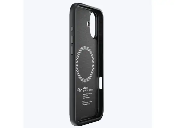 Peak Design Mobile Everyday Fabric Case iPhone 16 Plus phone case Charcoal